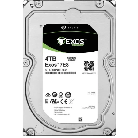 Seagate (ST4000NM000B) Exos 7E10 Enterprise Capacity 4Tb 3.5" SATA 6; 256MbC; 7200Rpm HDD - 3Yrs