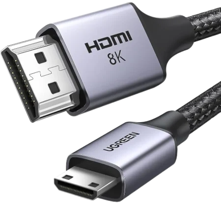 UGreen (15515) MiniHDMI to HDMI Durable Cable (M-M) - 8K - 2m - Black