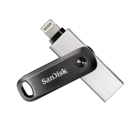 SanDisk(SDIX60N-128G-GN6NE)iXpand 128Gb Flash Drive-Dual Sided USB-A & Lightning - Metal Design