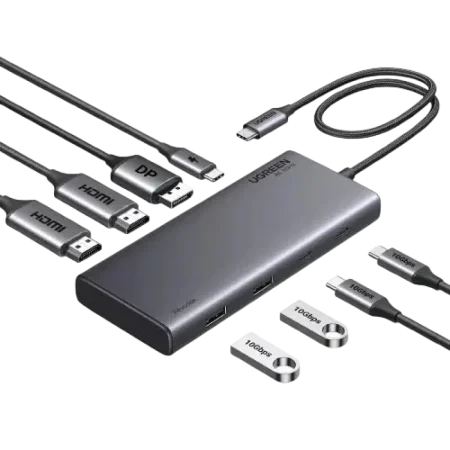 UGreen (35625) 8in1 Redovok USB-C Expansion Hub - Silver