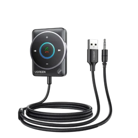 UGreen (35002) Bluetooth V5.4 Car 3.5mm Aux Adapter - Black