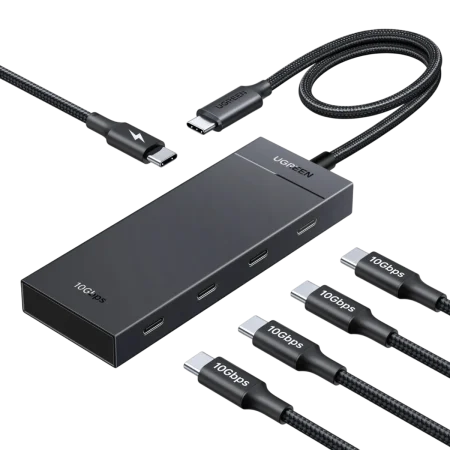 UGreen (55334) 5in1 USB-C Magnetic Hub Docking Station - Grey