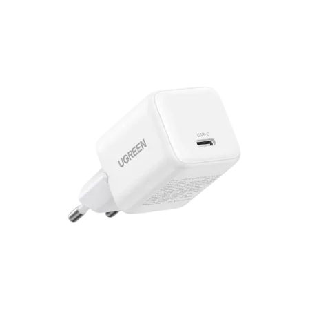 UGreen (65009) 30W USB-C GaN Fast Charger - 1x USB-C - White