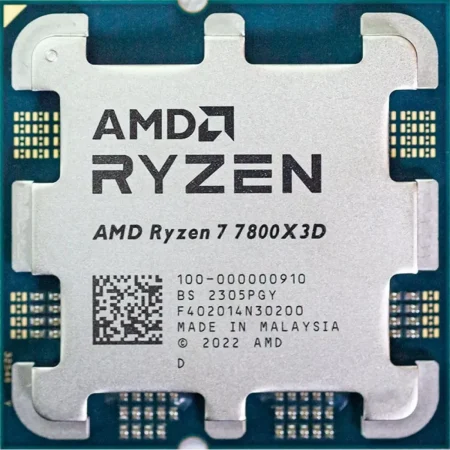 AMD (100-000000910) Ryzen7-7800X3D, 8 Cores, 16 Threads, Up to 5GHz, 96MbC - AM5