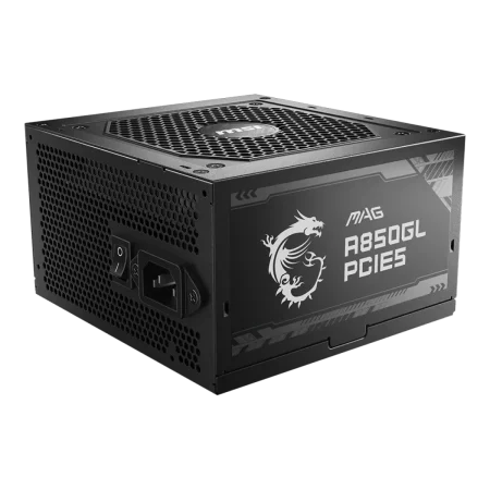 MSI (MAG A850GL) MAG 850W PCIE5 Fully Modular - 80 PLUS Gold - Black