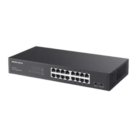 Mercusys by TP-Link (MS116GS) 16-Port Gigabit Desktop Switch - Black