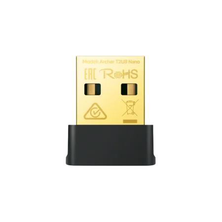 TP-Link (Archer T2UB Nano) AC600 Nano Wi-Fi Bluetooth 4.2 USB Adapter - Black