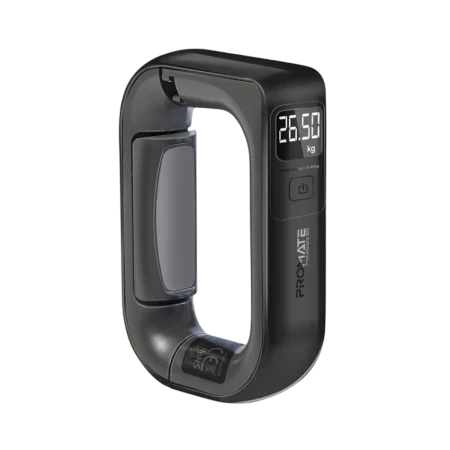 Promate (InstaScale-50) Digital Handheld Luggage Scale - Up to 50kg - 2Yrs- Black