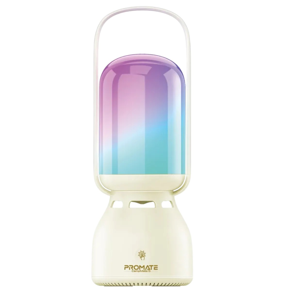 Promate (CampMate-5) 2-in-1 Portable Bluetooth Speaker and Camping Light- 2Yrs - White