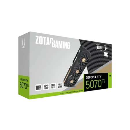 Zotac (P288-2N765-400Z8) GeForce RTX 5070Ti Solid SFF - 16GB GDDR7- Black