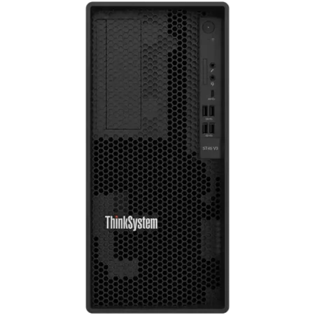 Lenovo (7DH5A00DNA) ThinkSystem ST45 V3 Tower Server, AMD Epyc 4124P, 16Gb DDR5, 1Yr - Black