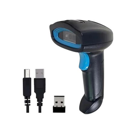 CEM (7100W) Wireless Handheld Barcode Scanner, 1D/2D - Black