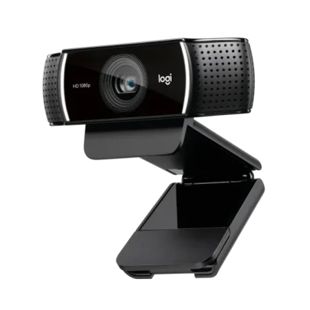Logitech (960-001087) C922 Pro HD WebCam - FHD 1080p - Privacy Shutter - Dual Mics - 2Yrs - Black