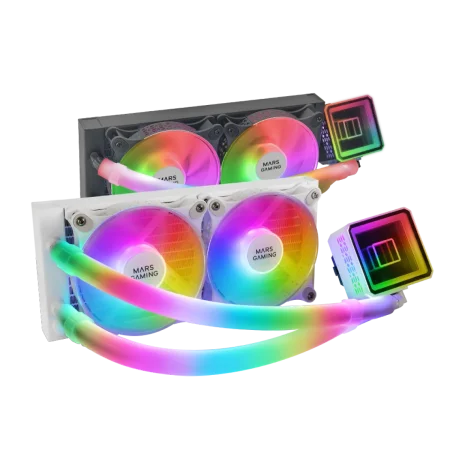 Mars (MLULTRA240) AlO 500W Liquid Cooling - Aura Sync RGB- White