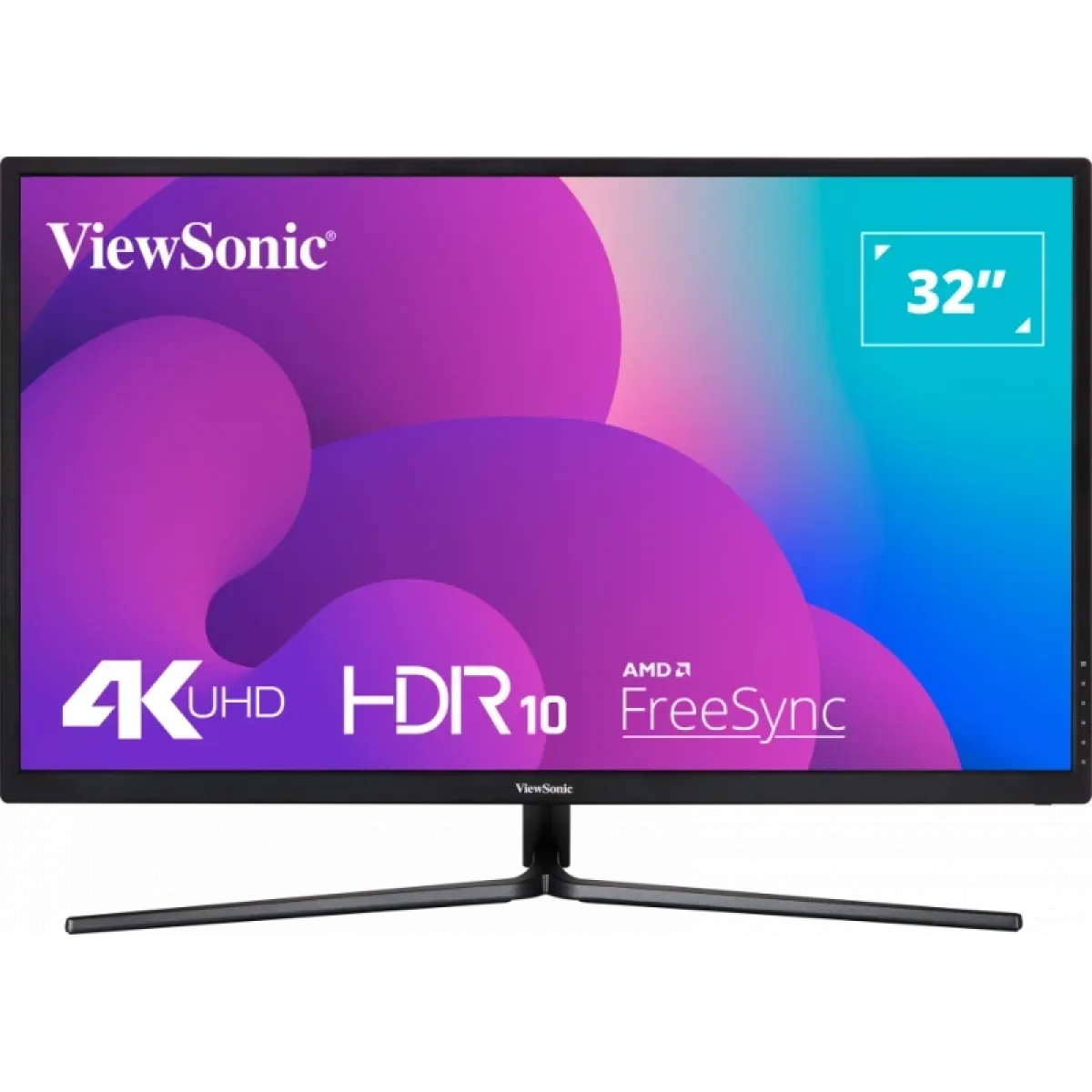 ViewSonic (VX3211-4K-MHD) 31.5" 4K UHD Monitor - VA - 60Hz - 3ms - 2.5Wx2 -3Yrs- Black