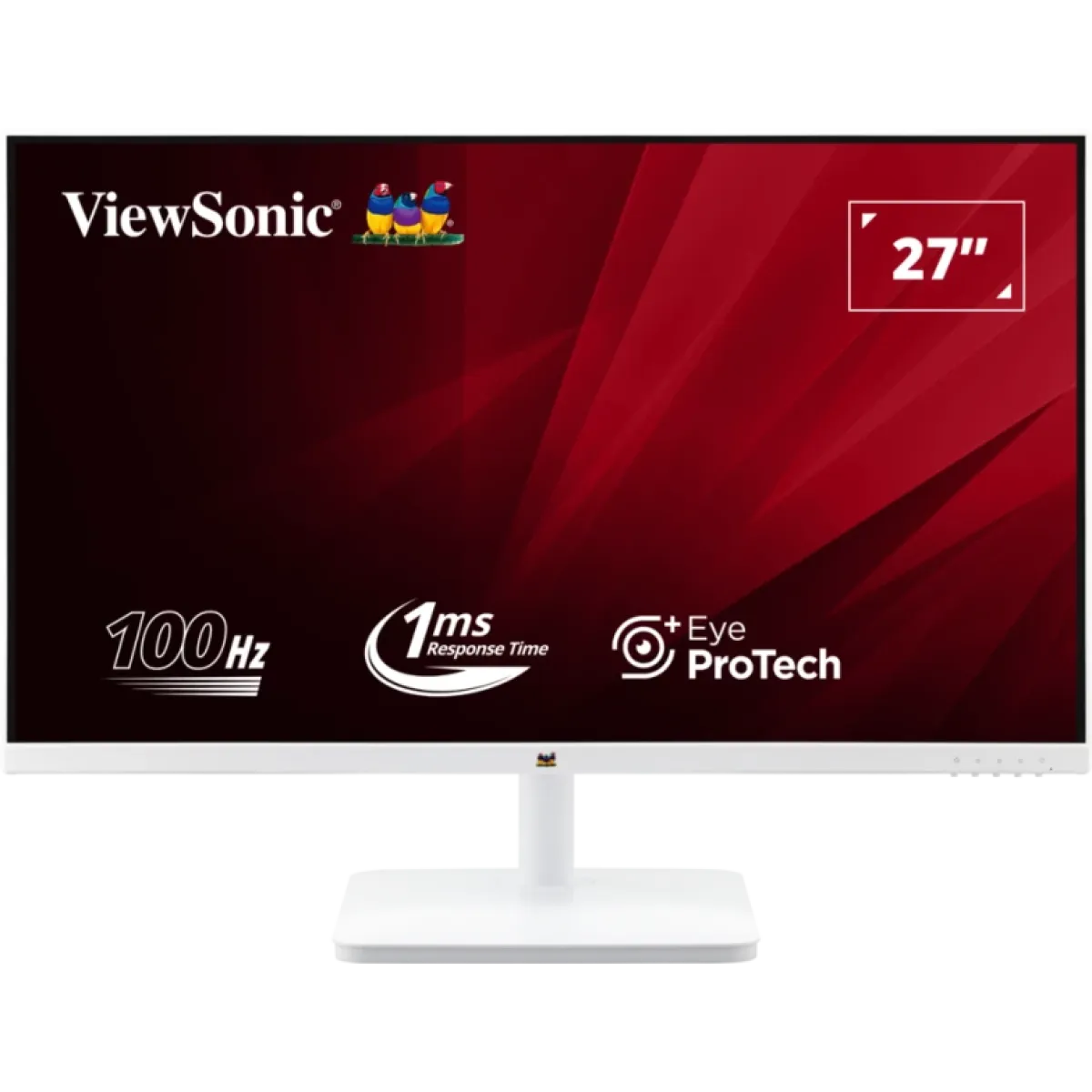 ViewSonic (VA2732-H-W) 27" Frameless Design Monitor FHD - IPS - 1ms - 100Hz - 3Yrs - White