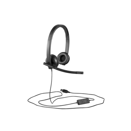 Logitech (981-001431) H570e Stereo Headset - USB-A / USB-C - 2Yrs - Black