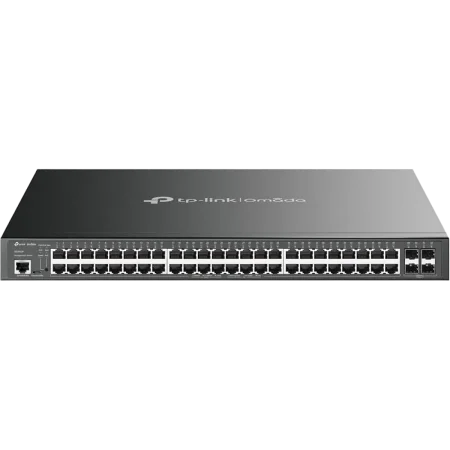 TP-Link (TL-SG3452P) JetStream 52-Port Gigabit L2+ Managed Switch with 48-Port PoE+ - Black