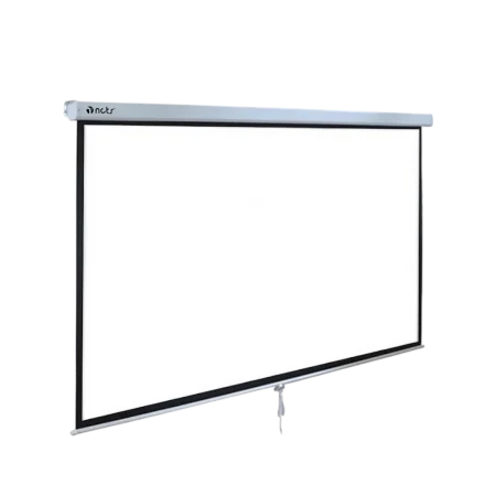 NCTS (M300) Manual Projector Screen 300cm x 300cm High Quality Display - White