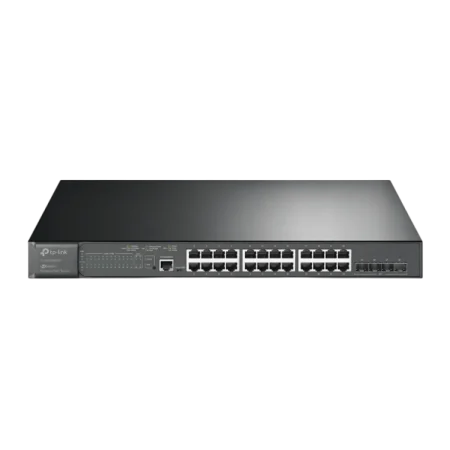TP-Link(TL-SG3428XMP)JetStream 24Port Gigabit and 4Port 10GE SFP+ L2+ Managed Switch & 24Port PoE+