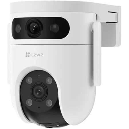 EZVIZ (CS-H9c) Dual-Lens Pan and Tilt Wi-Fi Camera - Color Nightvision - 5MP - Black