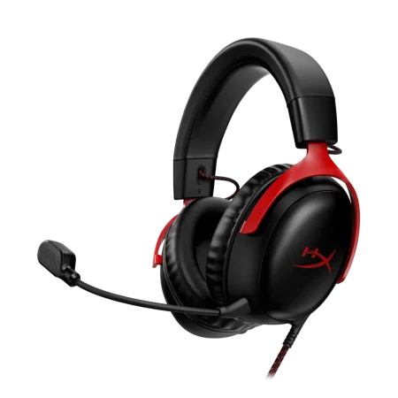 HP (66X0049H) HyperX Cloud III DTS X Gaming Headset - 2Yrs - Black/Red