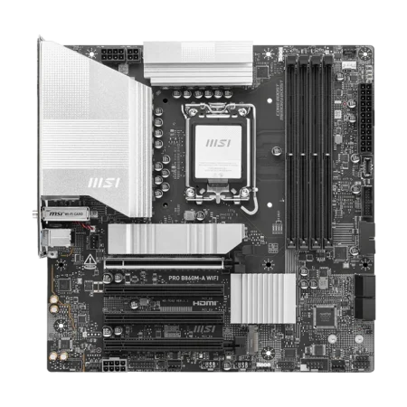 MSI (911-7E42-008) B860M-A MotherBoard - DDR5 - Wifi - Micro ATX Form Factor - 3Yrs