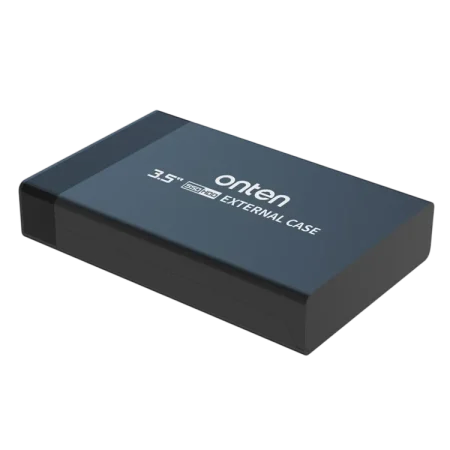Onten (OTN-UHD3) 3.5" HDD/SSD USB2.0 SATA Enclosure External Case - 5Yrs - Aluminum