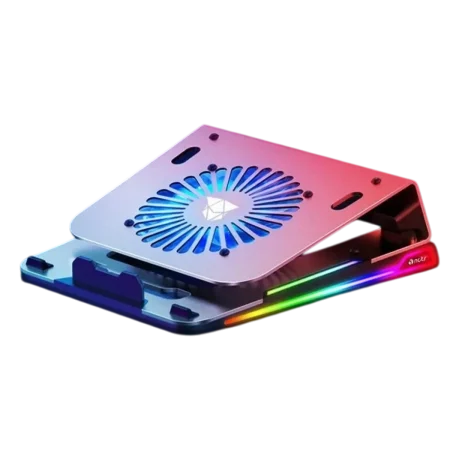 NCTS (AL11R) Laptop Cooler - 4x USB - RGB - Black