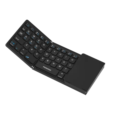 Porodo (PD2689BK) Minima Slim Foldable Keyboard, Numpad and Touchpad - Black