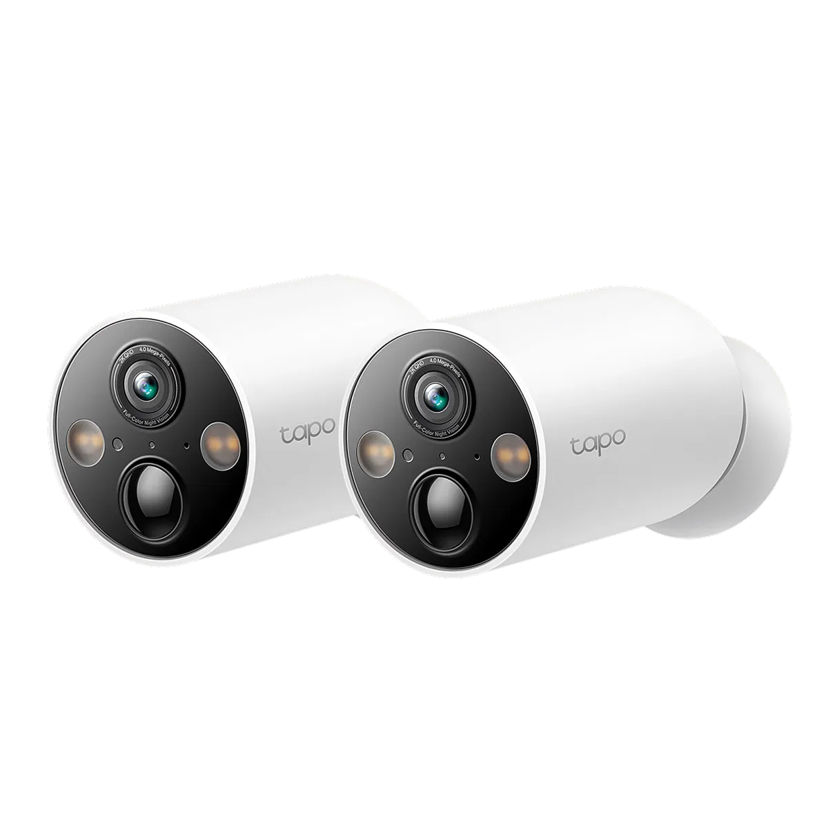 TP-Link (Tapo-C425 2Pack) Battery Powered Smart Wire-Free Security Camera - White