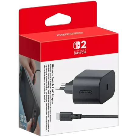 Nintendo (BEE-A-ASSKA) Genuine Power Adapter For Nintendo Switch2 - Black