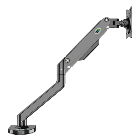Kaloc (KLC-DS200) Single LCD Monitor Desk Mount Stand - Fits 17" to 32" - Black