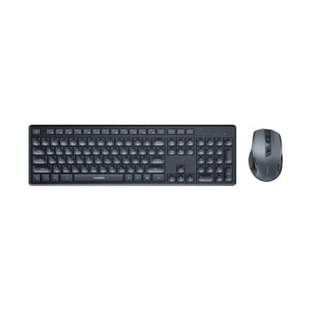 UGreen (45248) MK006 Wireless Keyboard & Mouse Combo, US/AR Layout - Black