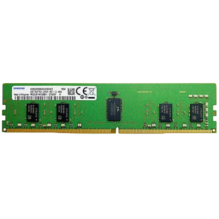 Samsung (M393A1K43BB1-CTD6Q) 8Gb DDR4 PC4-2666V RDimm Single Sided RAM 288pin 1.2V - Green PCB