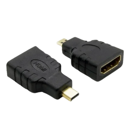 Generic HDMI to micro HDMI (F-M) Coupler - Black