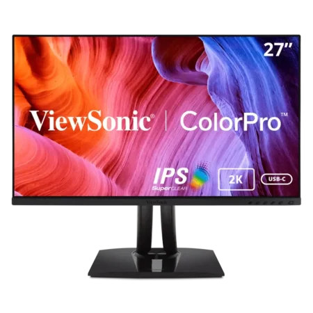 ViewSonic (VP2756-2K) 27" Monitor 2K Pantone Validated QHD - IPS - 5ms - 60Hz- 2Wx2 - 3Yrs - Black